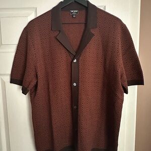 Todd Snyder Brown Casual Button Down Shirt